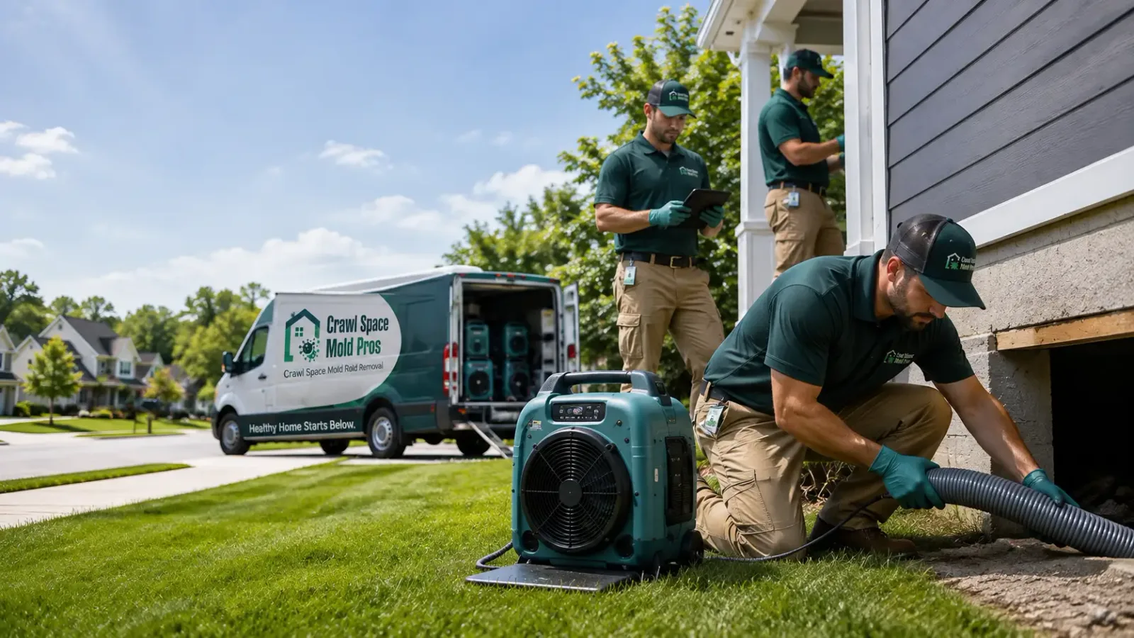 Crawl Space Mold Removal in Hopewell, VA